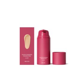 Natural Color Temperature Toning Foundation Liquid Facial Uniformity Softness Makeup Brightness Delicate Clear Foundation Liquid