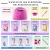 Waxing Kit WUWUVISTA 23 Items Hair Removal Wax Kit With Wax Warmer Waxing Beads For Face, Brazilian, Full Body, Bikini, Sensitiive Skin  Skin Sui