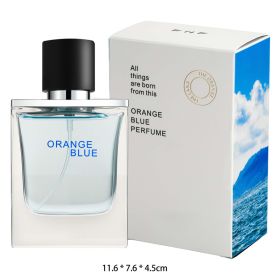 Beauty Orange Blue Eau De Toilette For Men, 50ml - Fresh Blue Ocean Scent