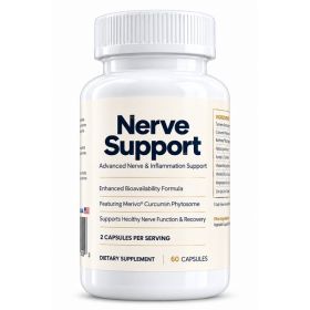 Nerve Support Supplement With Curcumin Alpha Lipoic Acid Benfotiamine And Active B Vitamins