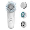 Facial Cleansing Brush, Sonic Facial Brush with 3 Brush Heads for Daily Skin Care, Rechargeable and Gentle Face Exfoliator