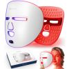 LED Face Mask Facial Care Tool, Red Light Therapy Mask for Face for Skincare at Home Travel