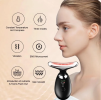 Face and Neck Massager 3 Colors EMS Beauty Device Lifting Tighten Facial Massagers Wrinkle Remover Reduce Double Chin Devices for Woman